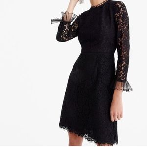 J. Crew Black Lace Dress